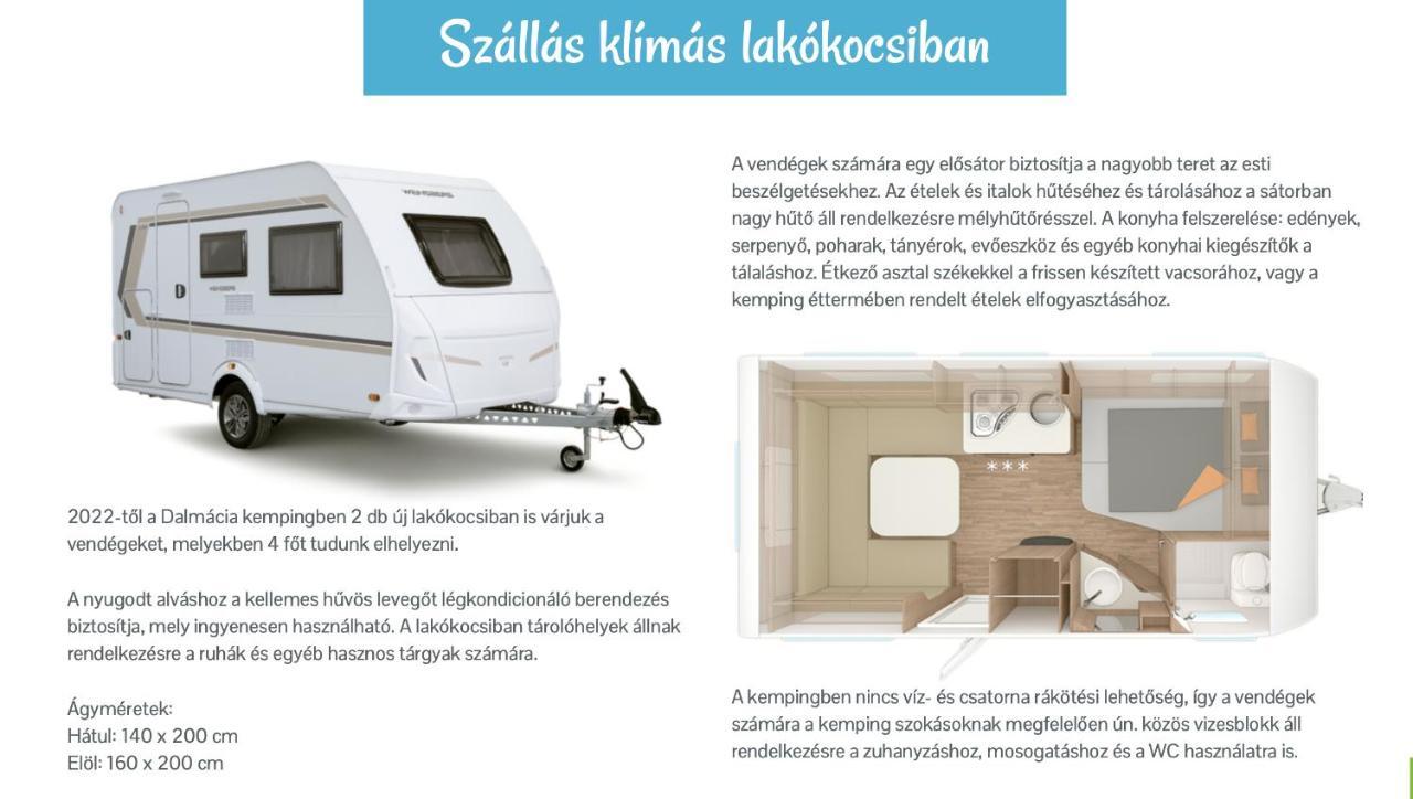 Lakokocsik A Tengerparton - Caravans At The Sandy Beach ปริฟลากา ภายนอก รูปภาพ